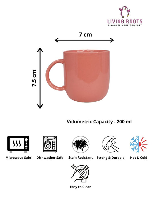 Ceramic 110ml Small Size Cups | Tea, Coffee, Milk (LR-CM-007)