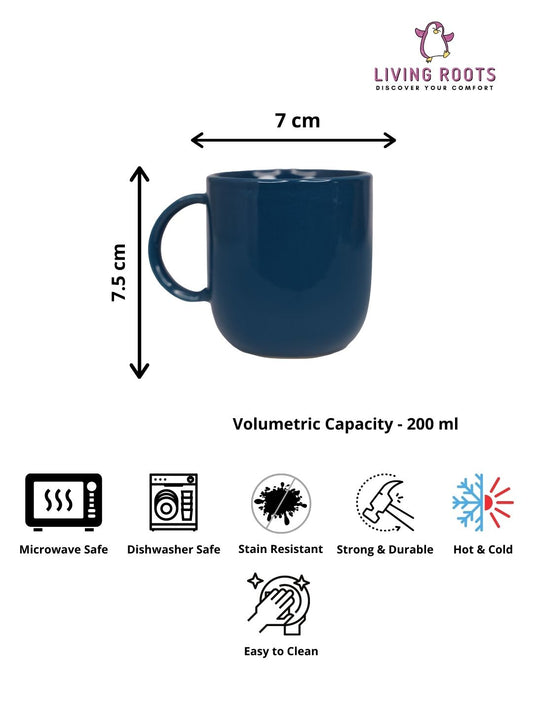 Ceramic 120ml Small Size Cups | Tea, Coffee, Milk (LR-CM-010)