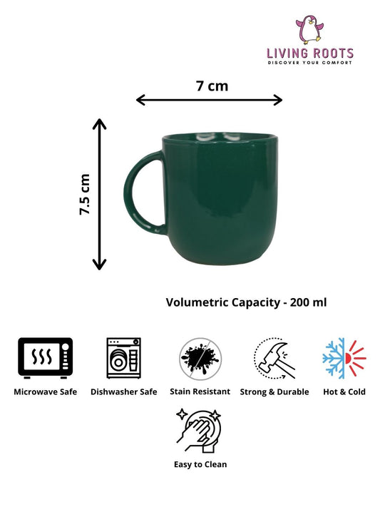 Ceramic 120ml Small Size Cups | Tea, Coffee, Milk (LR-CM-012)
