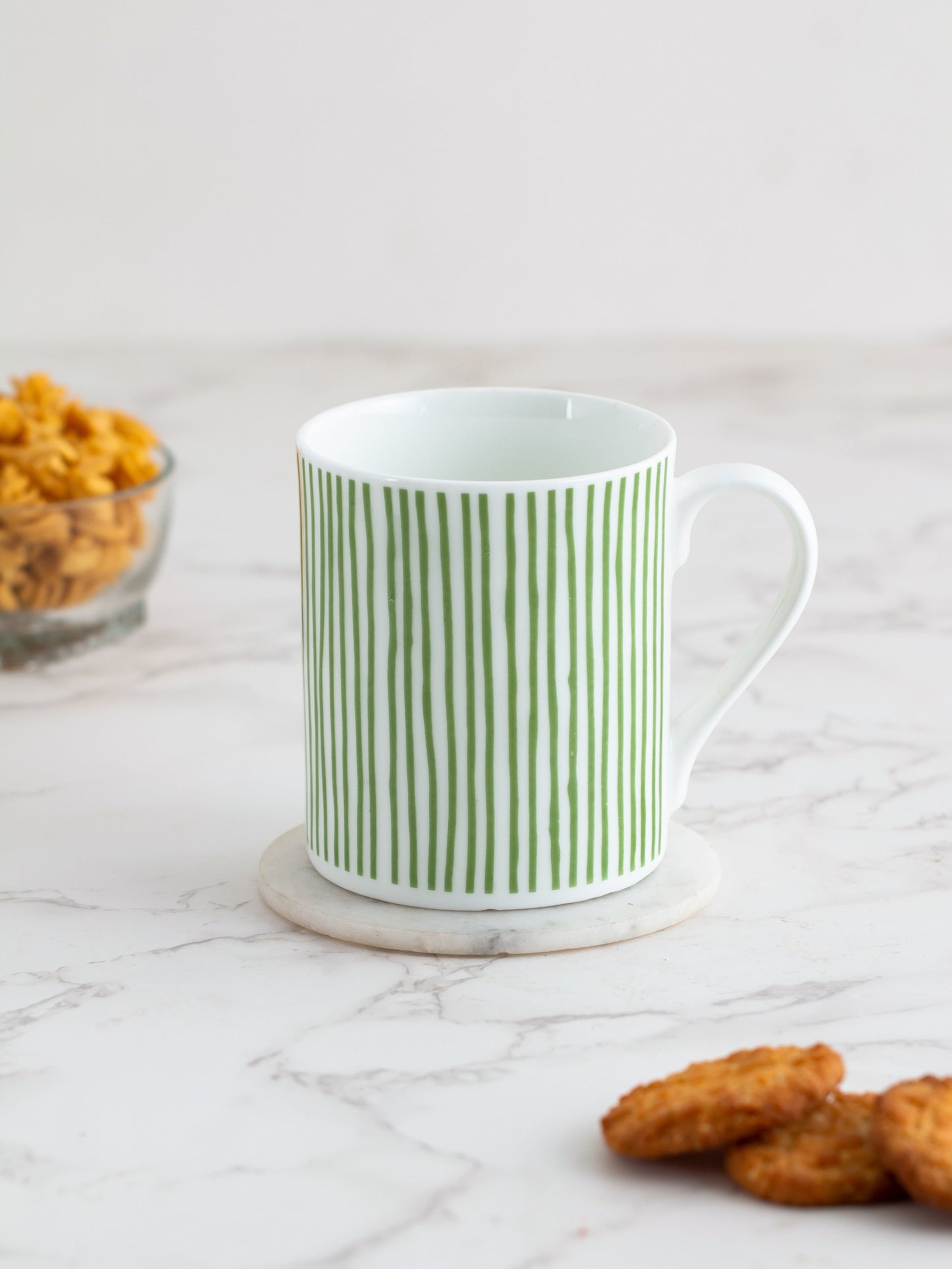 Swing Coffee & Milk Mug, 330ml, 1 Piece (Stripes)