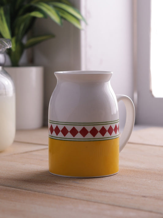 Cane Small Coffee & Milk Mug, 350ml, 1 Piece (S305) - Clay Craft India
